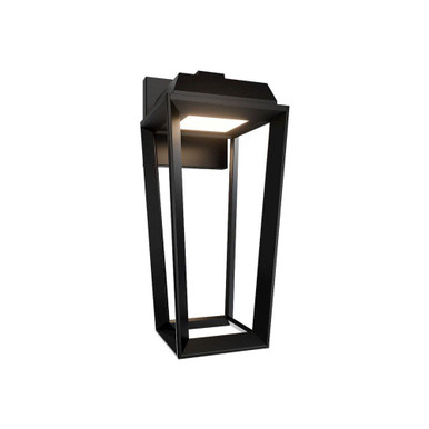 Levee 11W 1 LED Outdoor Wall Mount 16.13 Inch and 8.25 Inch Wide by dweLED - WSW115616-BK