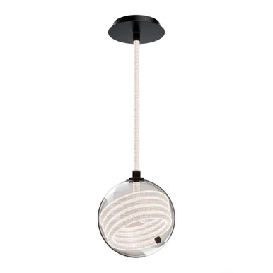 Roper 19.2W 1 LED Mini Pendant 9.88 Inch Tall and 9 Inch Wide by dweLED - PD417609