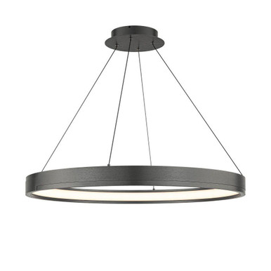 Rounder 53.3W 1 LED Pendant 2.38 Inch Tall and 31.63 Inch Wide by dweLED - PD403632-DB