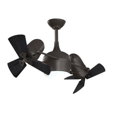 Dagny 6 Blade Ceiling Fan with Light Kit 38 Inch Wide by Matthews Fans - DGLK