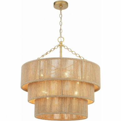 Shyla 10 Light Medium Chandelier by Crystorama - SHY-10907-SG