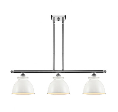 Adirondack 3 Light Industrial Oversized Island Pendant by Innovations - 516-3I-PC-M14-W