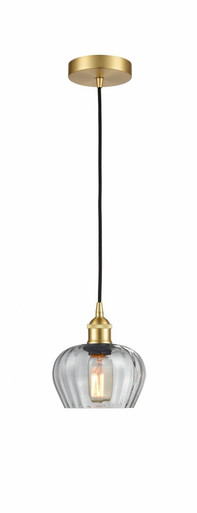 Fenton 1 Light Cord Down Mini Pendant 7.5 and 6.5 Inch Wide by Innovations - 616-1P-SG-G92