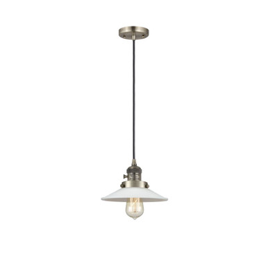 Halophane 1 Light Cord Cone Mini Pendant 5.13 X 9 Inch Wide by Innovations - 201CSW-G1