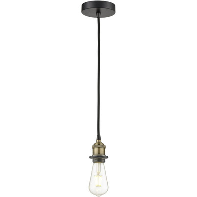 Edison 1 Light Cord Hung Mini Pendant 3.25 X 4.75 Inch Wide by Innovations - 616-1P