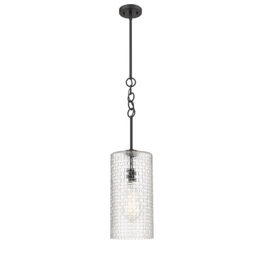 Wexford 100W 1 LED Stem Hung Mini Pendant 23.75X8 Inch Wide by Innovations - 380-1S-G38-8-BB-95-LED