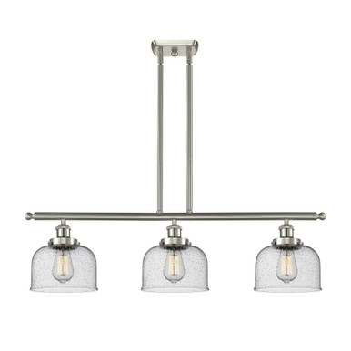 Bell 100W 3 LED Stem hung Island 11 Inch Tall X 36 Inch Wide by Innovations - 916-3I-G7-LED