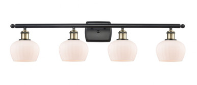Fenton 4 Light Bath Vanity 8.5 Inch Tall and 36.5 Inch Wide by Innovations - 516-4W-BAB-G91
