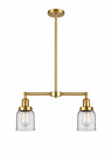 Bell 2 Light Stem Adjustable Island 10 Inch and 21 Inch Wide by Innovations - 209-SG-G52