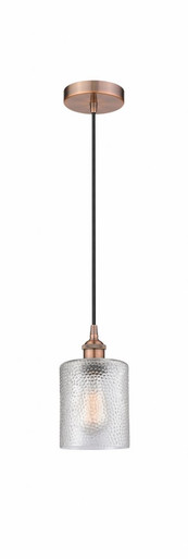 Cobbleskill 1 Light Cord Mini Pendant 9 and 5 Inch Wide by Innovations - 616-1P-AC-G112