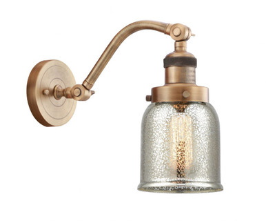 Bell 1 Light Adjustable Wall Sconce 11.5 Inch X 5 Inch Wide by Innovations - 515-1W-BB-G58