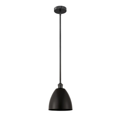 Bristol 1 Light Stem Hung Mini Pendant 10.63X9 Inch Wide by Innovations - 616-1S-MBD-9