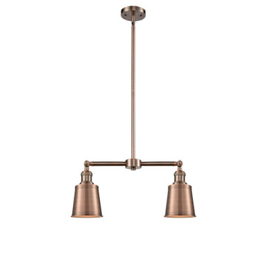 Addison 2 Light Stem Adjustable Island 10 X 21 Inch Wide by Innovations - 209-AC-M9-AC