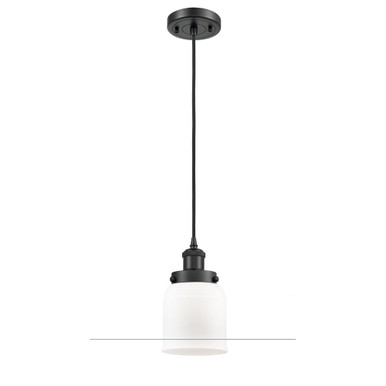 Bell 100W 1 LED Cord hung Mini Pendant 10 Inch X 5 Inch Wide by Innovations - 916-1P-G5-LED