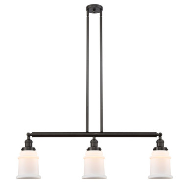 Canton 3 Light Stem Adjustable Island 11 and 38.5 Inch Wide by Innovations - 213-G18