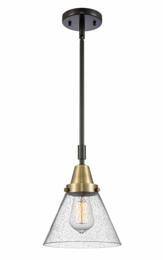Cone 1 Light Stem Mini Pendant 11.13 Inch Tall X 8 Inch Wide by Innovations - 447-1S-BAB-G44