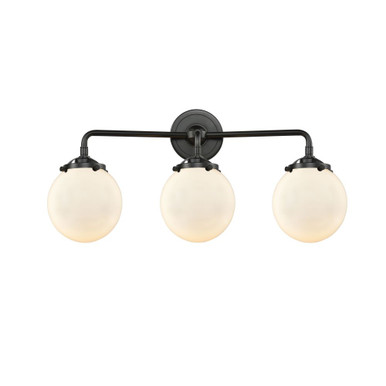 Beacon 100W 3 LED Bath Vanity 9 Inch Tall and 24 Inch Wide by Innovations - 284-3W-G20-6-LED