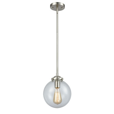 Beacon 1 Light Stem Hung Mini Pendant 9.38 Tall and 8 Wide by Innovations - 284-1S-G20-8