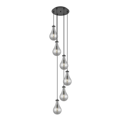Owego 6 Light 7" Multi Pendant 85.5 Inch X 15.63 Inch Wide by Innovations - 116-451-1P-G451-7