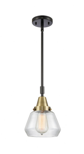 Fulton 1 Light Stem Mini Pendant 10.13 Inch and 7 Inch Wide by Innovations - 447-1S-BAB-G172