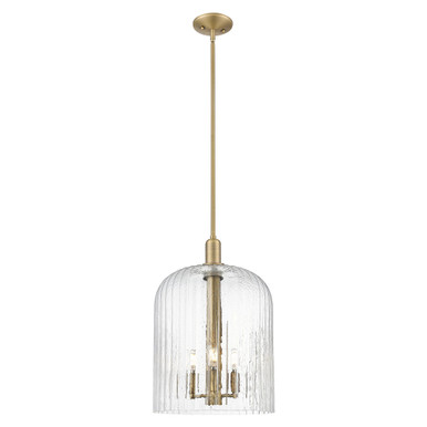 Bridal Veil 1 Light Mini Pendant 17.88 Inch and 12 Inch Wide by Innovations - 716-3S-BB-G559-12SDY