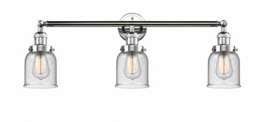 Bell 3 Light Bath Vanity 11 Inch Tall and 30 Inch Wide by Innovations - 205-PC-G54