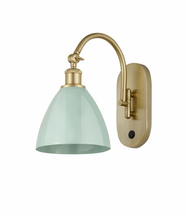 Plymouth 1 Light Adjustable Swing Arm Wall Sconce 13X7.5 by Innovations - 518-1W-SG-MBD-75-SF
