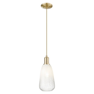 Brookhaven Almond 1 Light Cord Hung Mini Pendant 13.83X6 by Innovations - 716-1P-CB-G480-6OP