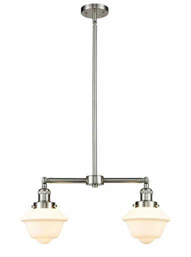 Oxford 2 Light Stem Adjustable Island 10 and 24 Inch Wide by Innovations - 209-SN-G531