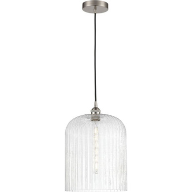 Bridal Veil 1 Light 12" Cord Down Mini Pendant 9X5 Wide by Innovations - 616-1P-G559-12