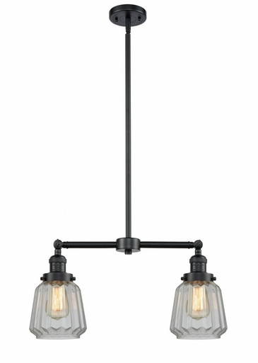 Chatham 2 Light Stem Adjustable Island 10 and 21 Inch Wide by Innovations - 209-OB-G142