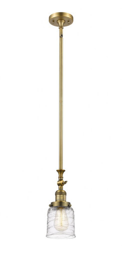 Bell 1 Light Adjustable Mini Pendant 11.63 X 5 Inch Wide by Innovations - 206-BB-G513