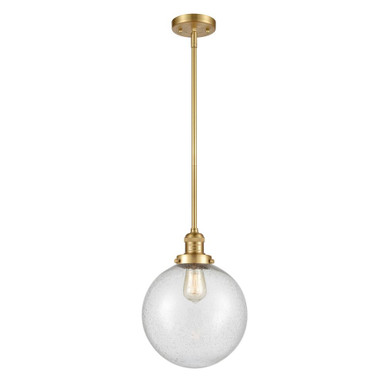 Beacon 1 Light Stem Hung Mini Pendant 13 Inch X 10 Inch Wide by Innovations - 201S-G20-10
