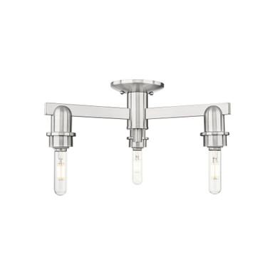 Arcadia 3 Light Semi Flush Mount 4.88 Inch and 20 Inch Wide by Innovations - 716-3F