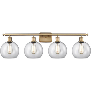 Athens 4 Light Bath Vanity 11 Inch Tall and 38 Inch Wide by Innovations - 516-4W-G12-8