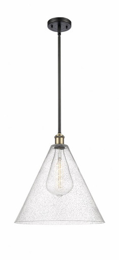 Berkshire Glass 1 Light Pendant 17 Inch Tall X 16 Inch Wide by Innovations - 516-1S-BAB-GBC-164