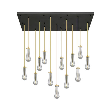 Owego 13 Light Multi Pendant 83.25 Inch Tall X 53 Inch Wide by Innovations - 154-451-1P-G451-4