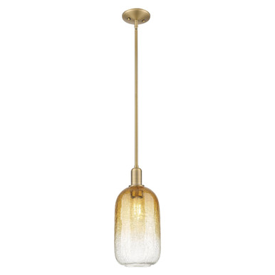 Brookhaven Cloche 1 Light Mini Pendant 15.63 and 7 Inch Wide by Innovations - 716-1S-BB-G482-7AM