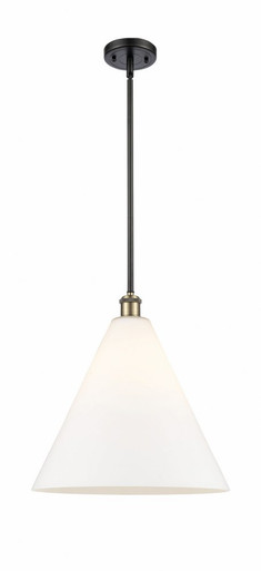 Berkshire Glass 1 Light Pendant 17 Inch Tall X 16 Inch Wide by Innovations - 516-1S-BAB-GBC-161