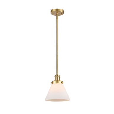 Cone 1 Light Mini Pendant 10 Inch Tall and 8 Inch Wide by Innovations - 916-1S-SG-G41