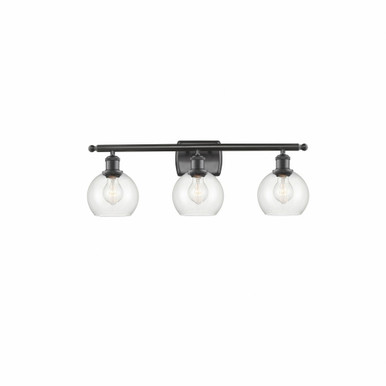 Athens 3 Light Bath Vanity 8.88 Inch Tall X 25.88 Inch Wide by Innovations - 516-3W-OB-G122-6