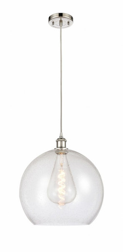Athens 1 Light Medium Pendant 18.38 Inch Tall by Innovations - 516-1P-PN-G124-14