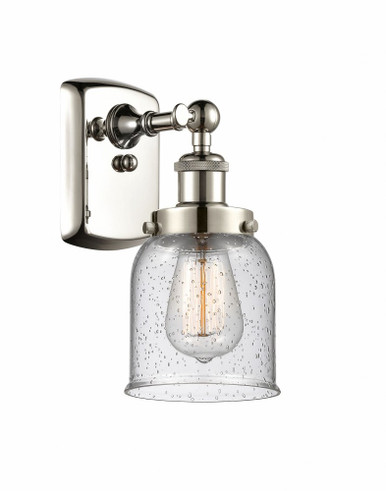 Bell 1 Light Wall Sconce 12 Inch Tall and 5 Inch Wide by Innovations - 916-1W-PN-G54
