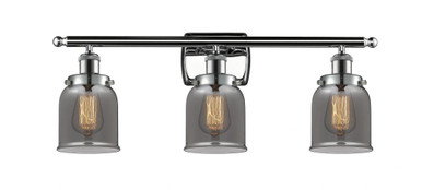 Bell 3 Light Bath Vanity 12 Inch Tall and 26 Inch Wide by Innovations - 916-3W-PC-G53