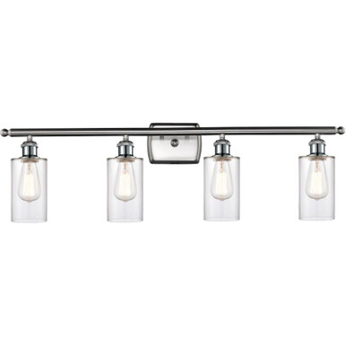 Clymer 100W 4 LED Bath Vanity 9.88 Inch and 33.88 Inch Wide by Innovations - 516-4W-G80-LED