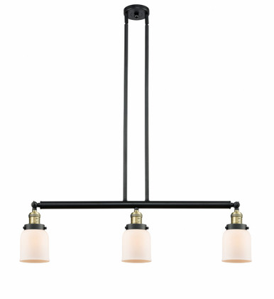 Bell 3 Light Stem Adjustable Island 10 Inch X 37.5 Inch Wide by Innovations - 213-BAB-G51