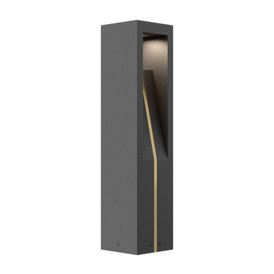Cubical 7.4W 1 LED Bollard Light 24 Inch Tall and 5.5 Inch Wide by WAC - 6705-30GT