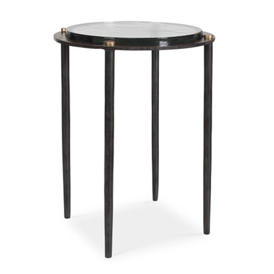 Kennington Round Accent Table 19 Inch Tall and 14 Inch Wide by Uttermost - 50343