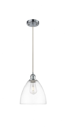 Bristol 1 Light Cord hung Mini Pendant 11.5 InchX9 Inch Wide by Innovations - 516-1P-PC-GBD-92