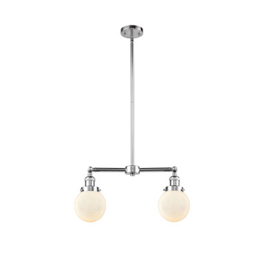 Beacon 2 Light Stem Adjustable Island 10 Inch X 23 Inch Wide by Innovations - 209-G20-6